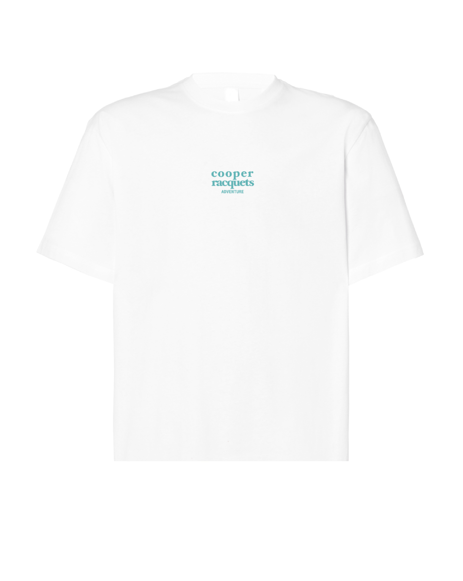 ADVENTURE T-SHIRT WHITE / BLUE