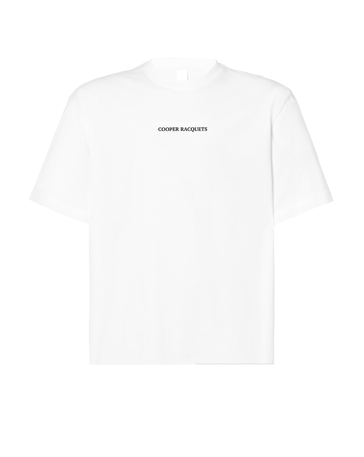 WHITE TENNIS ART T-SHIRT