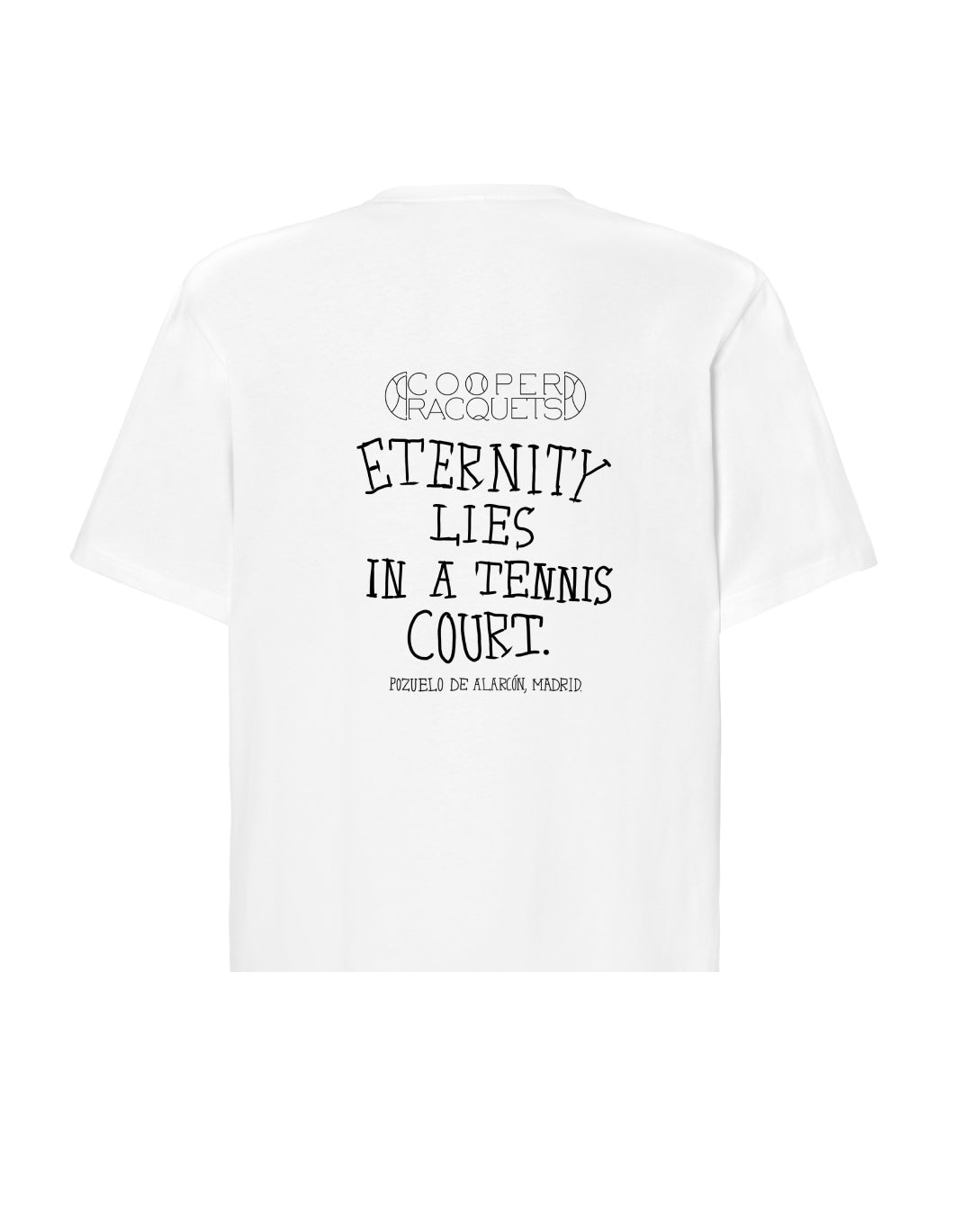 WHITE TENNIS ETERNITY T-SHIRT