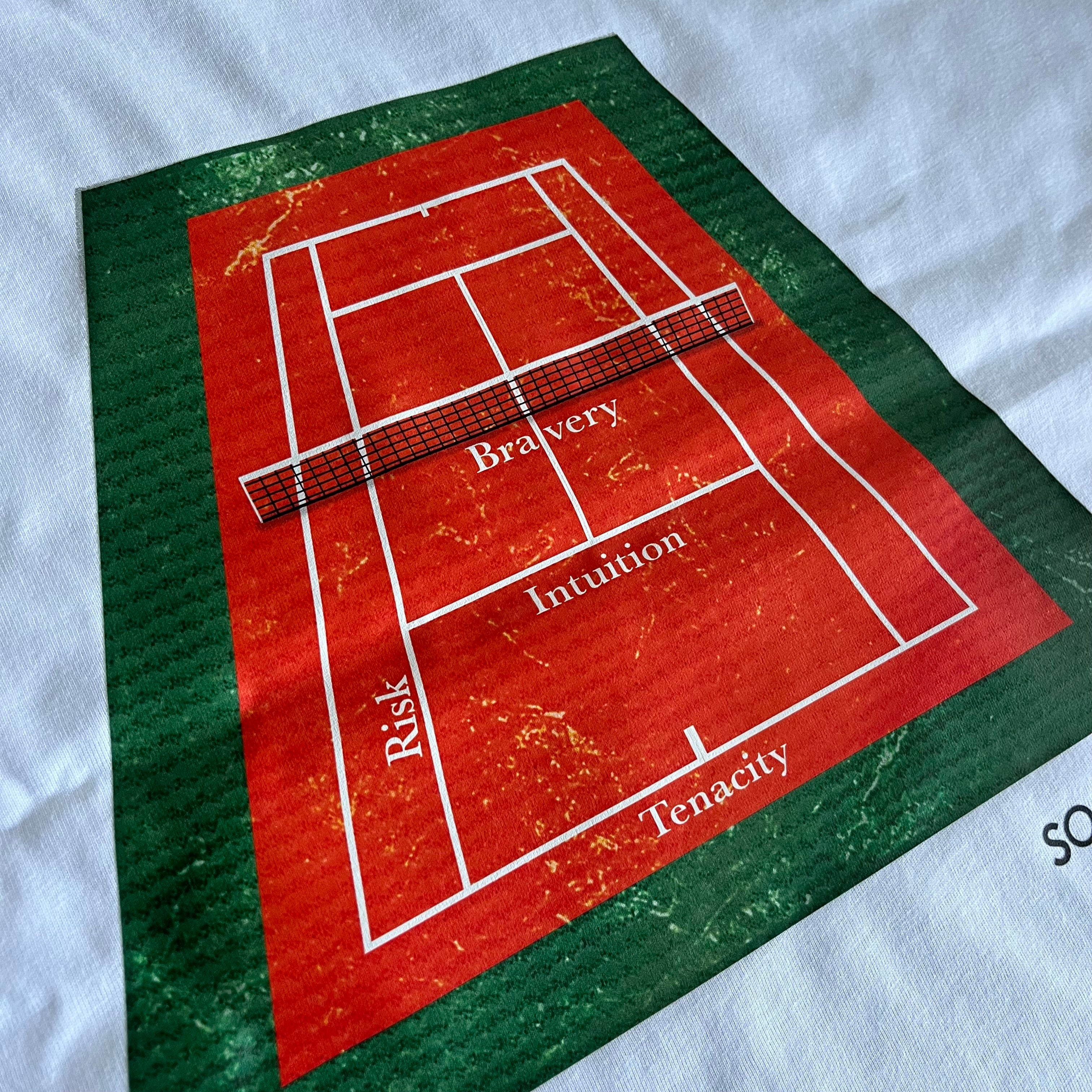 TENNIS T-SHIRT WHITE SARUGAKU