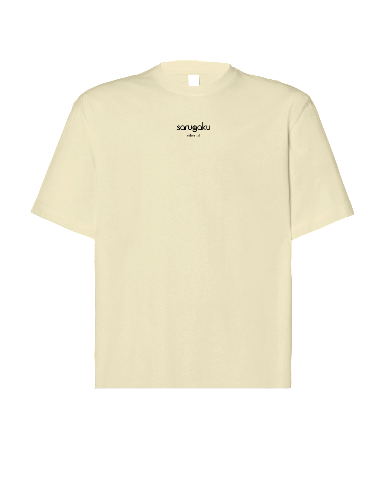 CREAM SARUGAKU TENNIS T-SHIRT