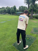 CREAM RACING T-SHIRT