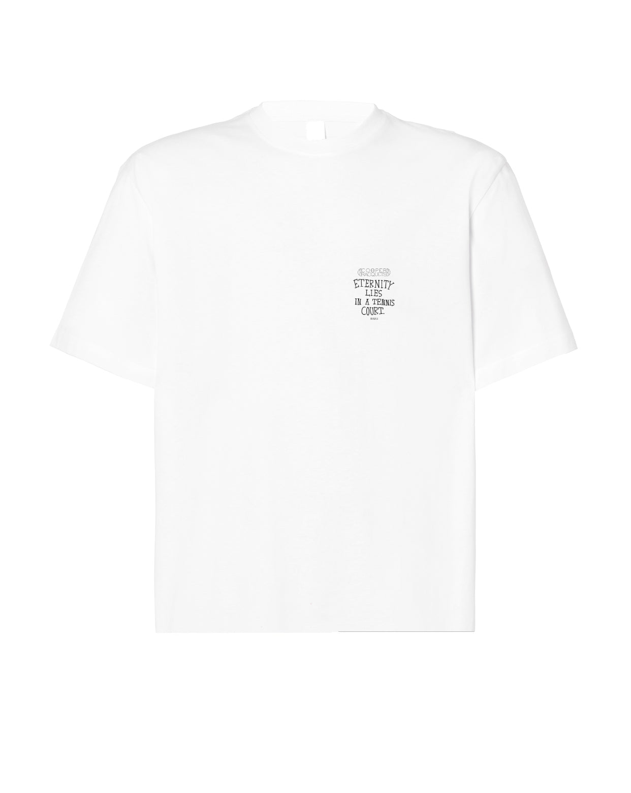 WHITE TENNIS ETERNITY T-SHIRT