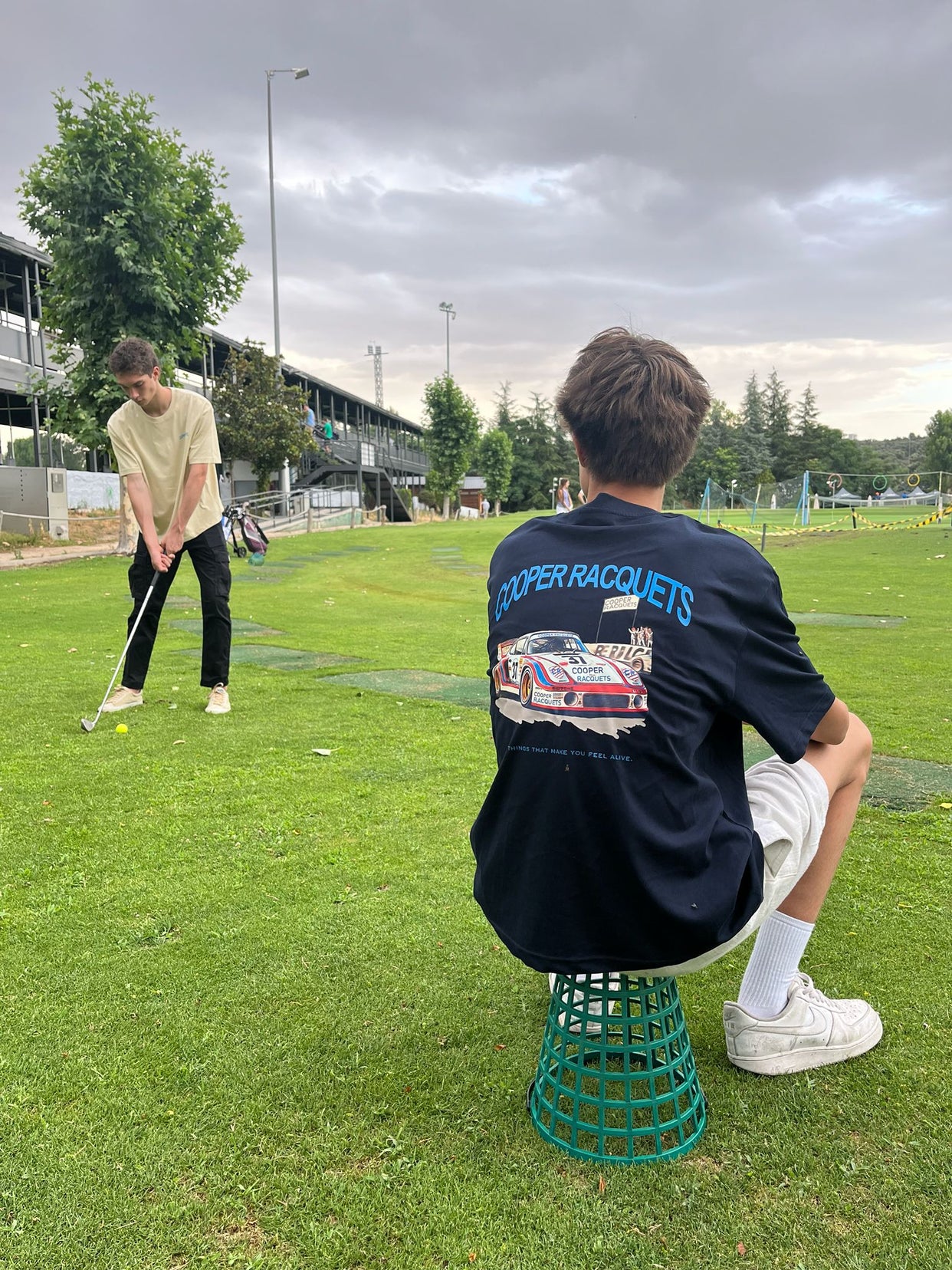 NAVY RACING BLUE T-SHIRT