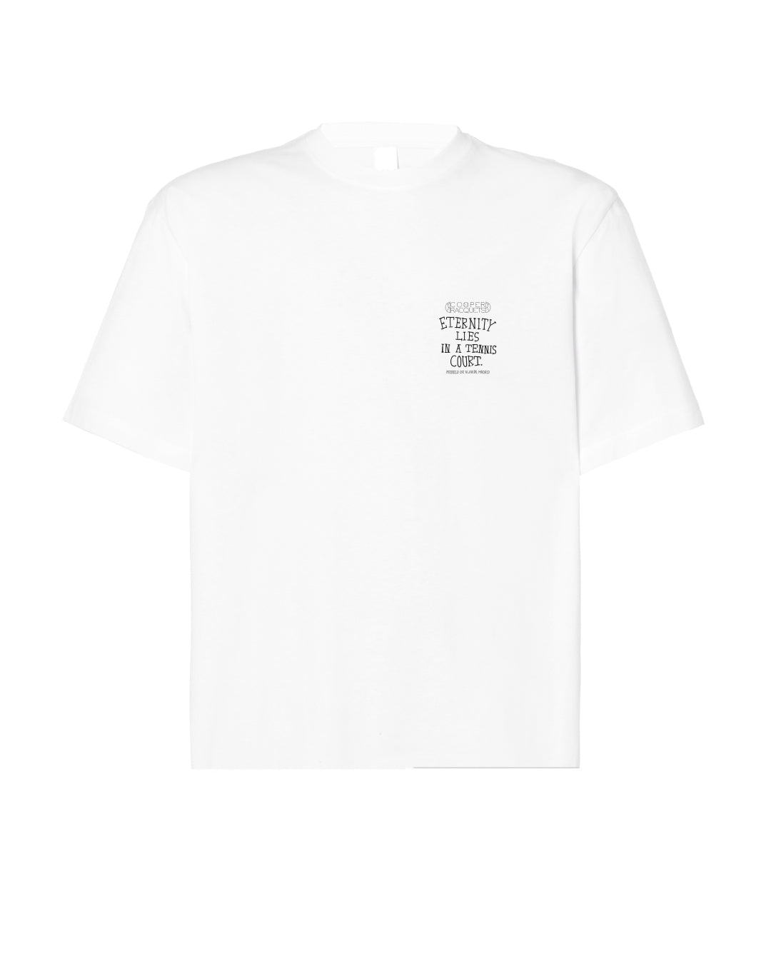 WHITE TENNIS ETERNITY T-SHIRT
