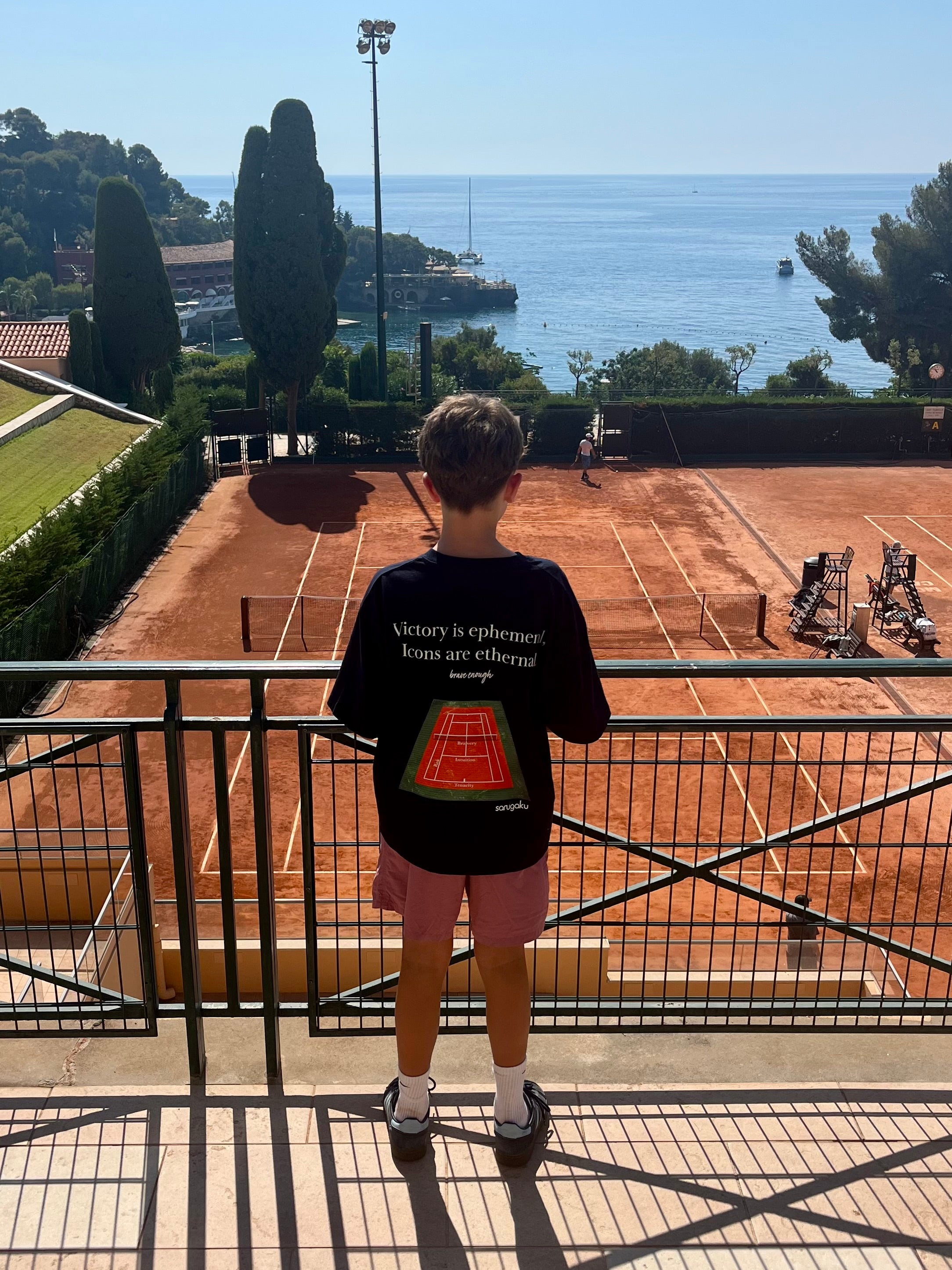 Tennis t-shirt Sarugaku Navy Blue