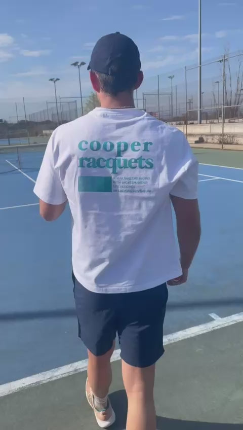 ADVENTURE T-SHIRT WHITE / BLUE